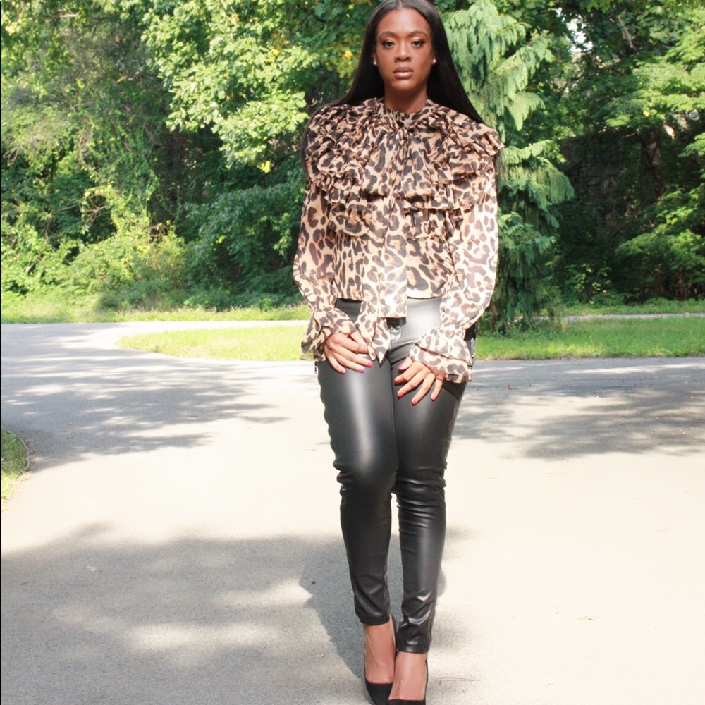 Leopard Blouse